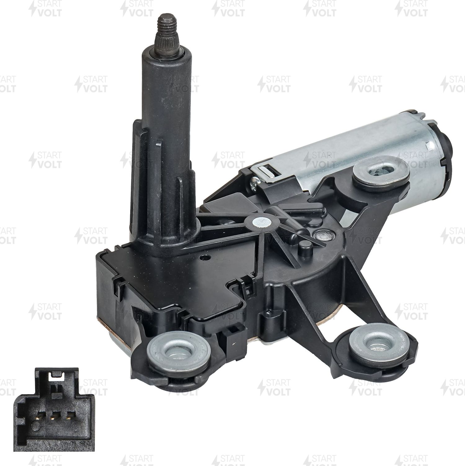 Мотор стеклоочистителя (моторчик дворников) StartVOLT. Артикул VWB 2602