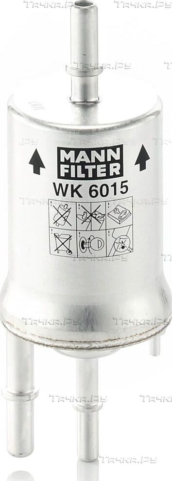 Топливный фильтр Mann-Filter для Volkswagen Sharan II 2010-2026. Артикул WK 6015