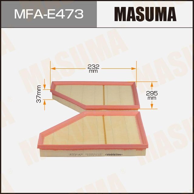 Воздушный фильтр Masuma. Артикул MFA-E473