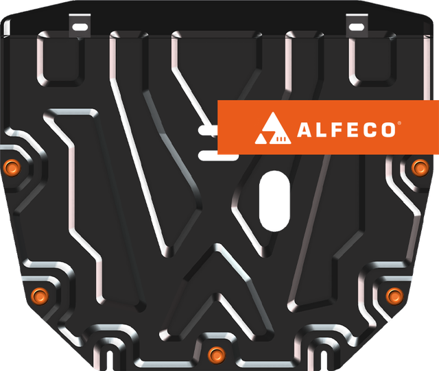Защита Alfeco для картера и КПП Honda CR-V IV рестайлинг 2015-2018. Артикул ALF.09.37