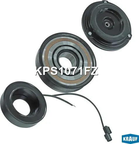 Шкив компрессора кондиционера в сборе (Krauf). Артикул KPS1071FZ