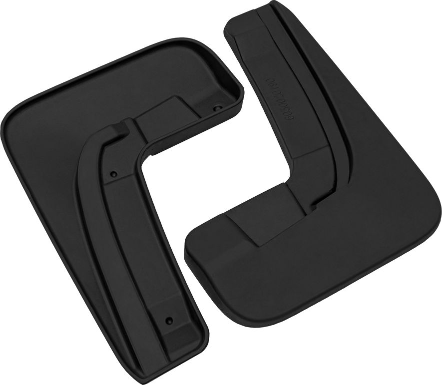 Брызговики Rezkon резиновые задняя пара для Skoda Rapid 2014-2020. Артикул 6030020190