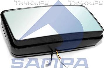 Зеркало боковое Sampa для DAF CF 75 2001-2013. Артикул 051.117