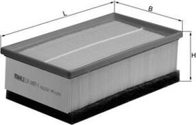 Воздушный фильтр Mahle. Артикул LX 1497/1