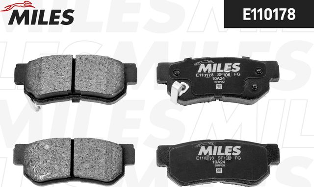 Тормозные колодки Miles (Semi-Metallic). Артикул E110178