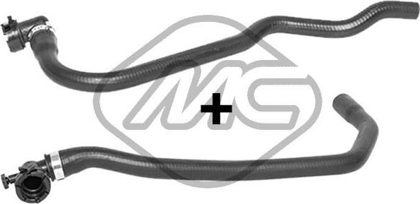 Шланг радиатора Metalcaucho. Артикул 09213