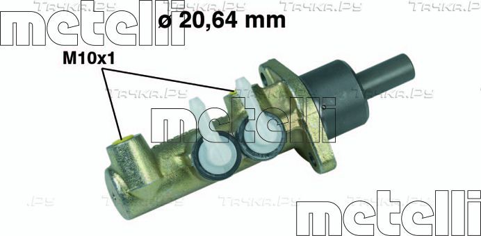 Тормозной цилиндр главный Metelli для Fiat Fiorino II 1993-1996. Артикул 05-0273