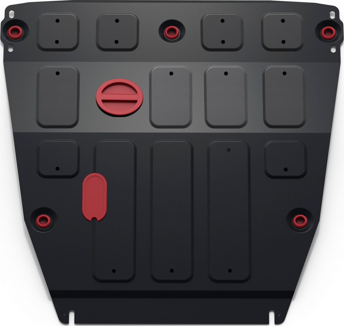 Защита АвтоБРОНЯ для картера и КПП Ford Focus I 1998-2005. Артикул 111.01822.1