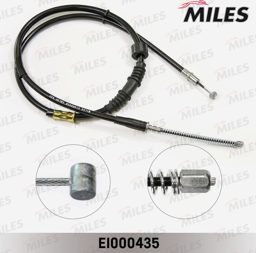 Трос ручника (тросик ручного тормоза) Miles. Артикул EI000435