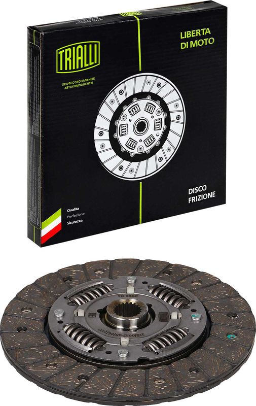 Диск сцепления Trialli для Kia Shuma II 2001-2004. Артикул FD 0808