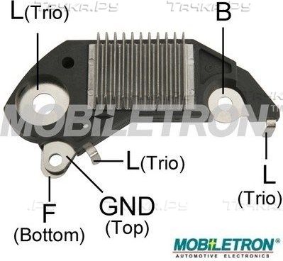 Реле-регулятор напряжения генератора Mobiletron для Opel Frontera B 1998-2004. Артикул VR-D701
