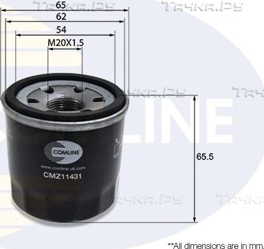 Масляный фильтр Comline для Nissan Murano Z50 2003-2008. Артикул CMZ11431