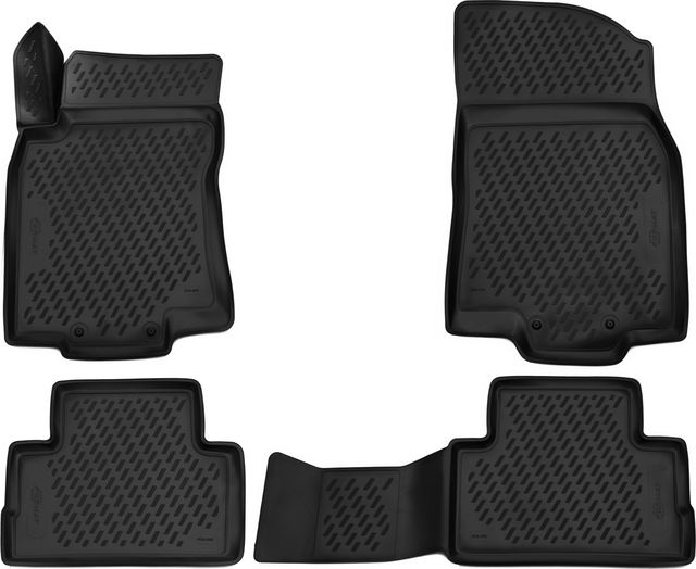 Коврики Format 3D c повышенной износостойкостью для салона Nissan Qashqai II (J11F) 2015-2026. Артикул FORMAT.CARNIS00061