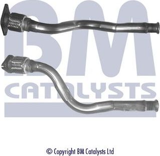 Глушитель BM Catalysts передний для Nissan Kubistar X76 2003-2026. Артикул BM50207