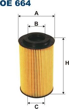 Масляный фильтр Filtron. Артикул OE 664