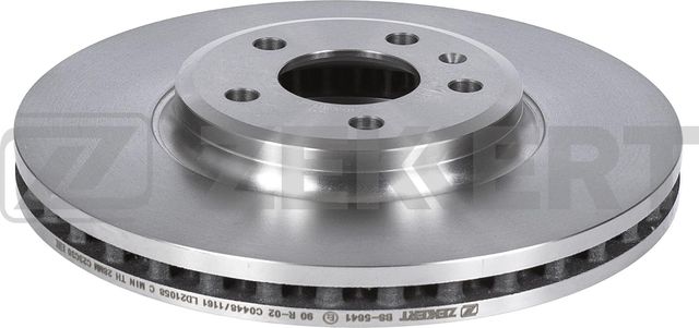 Тормозной диск Zekkert передний для Audi Q5 I (8R) 2008-2017. Артикул BS-5641