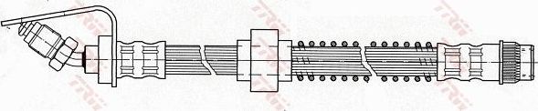 Тормозной шланг TRW. Артикул PHB423