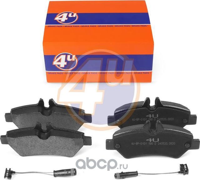 КОЛОДКИ ЗАД VW CRAFTER 30-35 BUS (2E_) CRAFTER 30-50 VAN (2E_) CRAFTER 30-50 PLA (4U). Артикул 4UBP0101