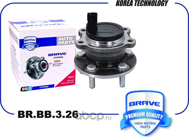 Ступица задняя с подшипником в сборе 1851452 BR.BB.3.26 Focus III 11- [d=136 с A (Brave). Артикул BRBB326