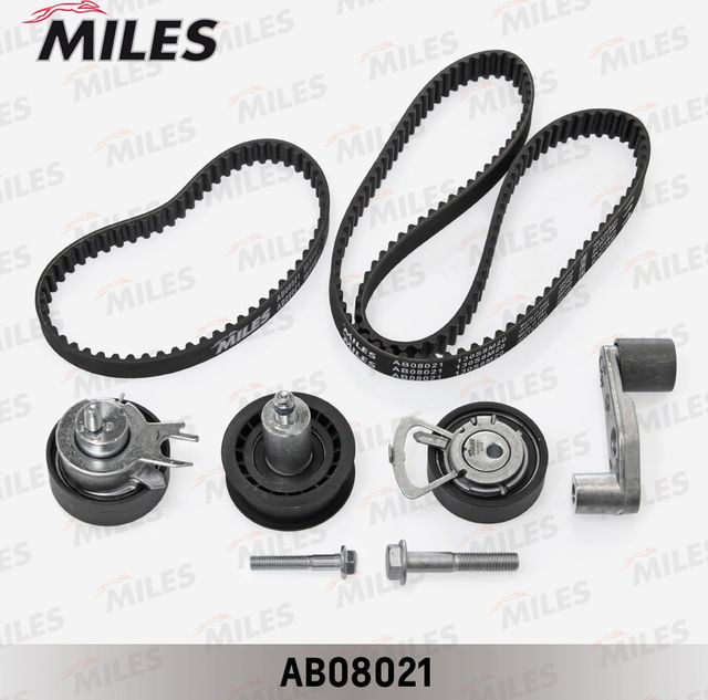 Ремень ГРМ с роликами (комплект) Miles для SEAT Arosa I 2000-2004. Артикул AB08021