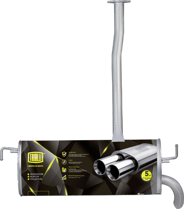Глушитель Trialli для Hyundai ix35 I 2010-2015. Артикул EMM 0319