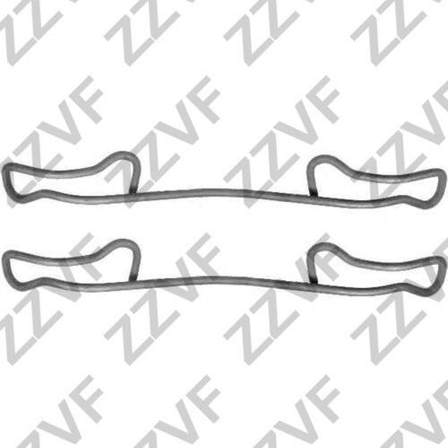 РЕМКОМПЛЕКТ МОНТАЖНЫЙ ТОРМОЗНЫХ КОЛОДОК MERCEDES SPRINTER 901, 902 95 ZZVF. Артикул ZVCER252