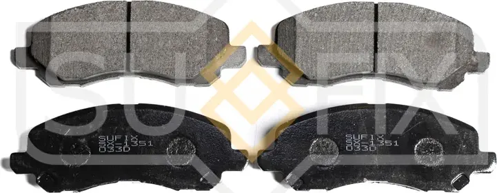 Колодки тормозные дисковые | перед прав/лев | (Sufix). Артикул SX-1351