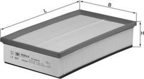 Воздушный фильтр Mahle-Knecht. Артикул LX 864