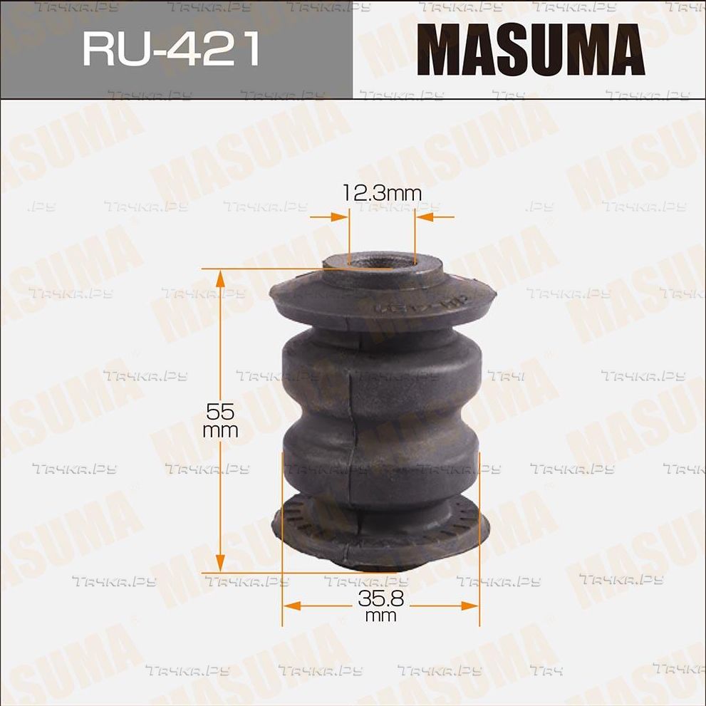 Сайлентблок переднего рычага подвески Masuma правый/левый нижний для Nissan Note I 2006-2012. Артикул RU-421