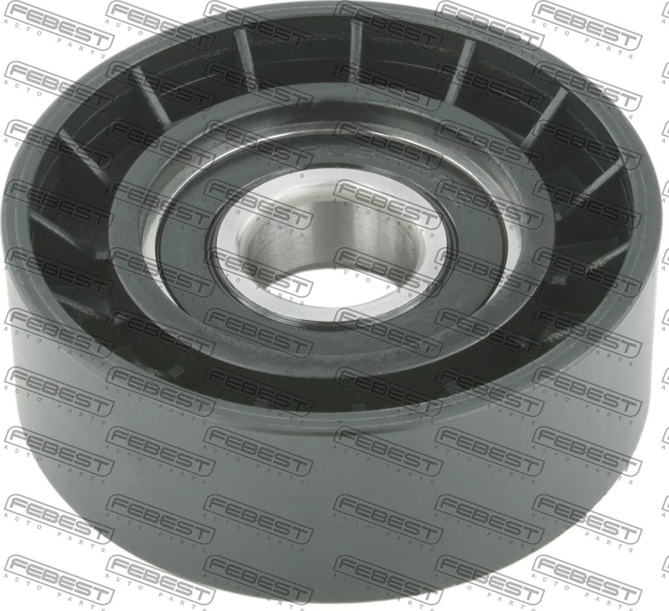 Натяжной ролик (натяжитель) приводного поликлинового ремня Febest. Артикул 2787-XC60