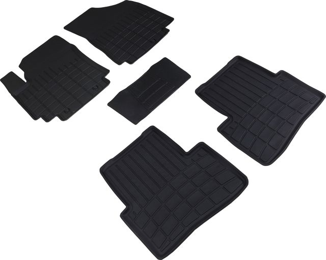 Коврики резиновые Seintex (с низким бортом) для салона Hyundai Creta I 2016-2021. Артикул 88655