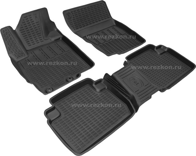 Коврики полиуретанновые Rezkon для салона Mitsubishi Eclipse Cross 2018-2026. Артикул 0524050100
