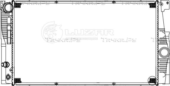 Радиатор охлаждения двигателя Luzar. Артикул LRc 2612