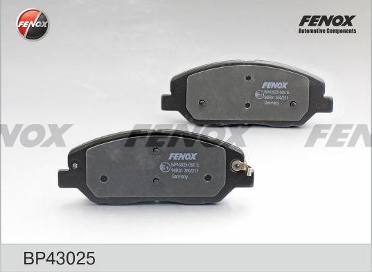 Тормозные колодки Fenox. Артикул BP43025