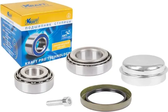 Подшипник ступицы переднего колеса, комплект Mercedes-Benz C180-55(W20 (Kraft). Артикул KT204542
