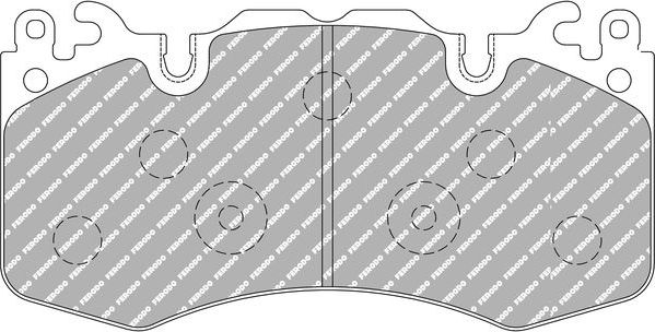Тормозные колодки FERODO RACING DS2500 для Land Rover Range Rover Sport II 2013-2026. Артикул FCP4379H