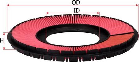 Воздушный фильтр Sakura. Артикул A-1709
