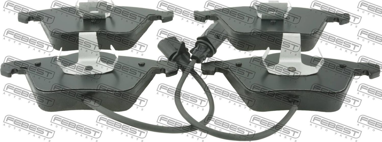 Тормозные колодки Febest. Артикул 1701-8E2F