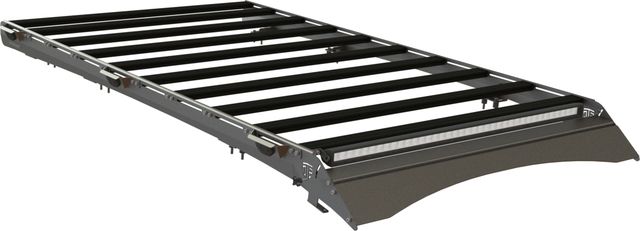 Экспедиционный багажник STC для Lexus GX 470 2002-2009 шторка, дальний и рабочий свет. Артикул STC-TLCP120-TR1-L1L3