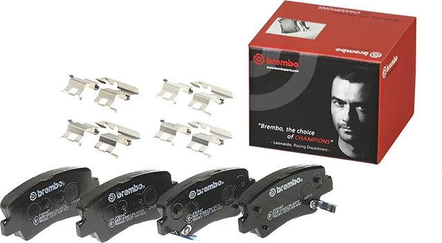 Тормозные колодки Brembo задние для Geely Atlas I 2016-2026. Артикул P 30 047