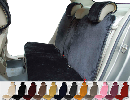 Накидки универсальные CarFashion Alpaca Plus из искусственного меха на сидения авто, цвет Лиса. Артикул 22159
