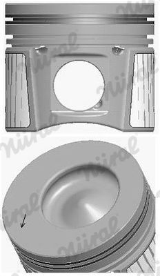 Поршень Nural для Ford Transit Connect I 2007-2013. Артикул 87-437000-10