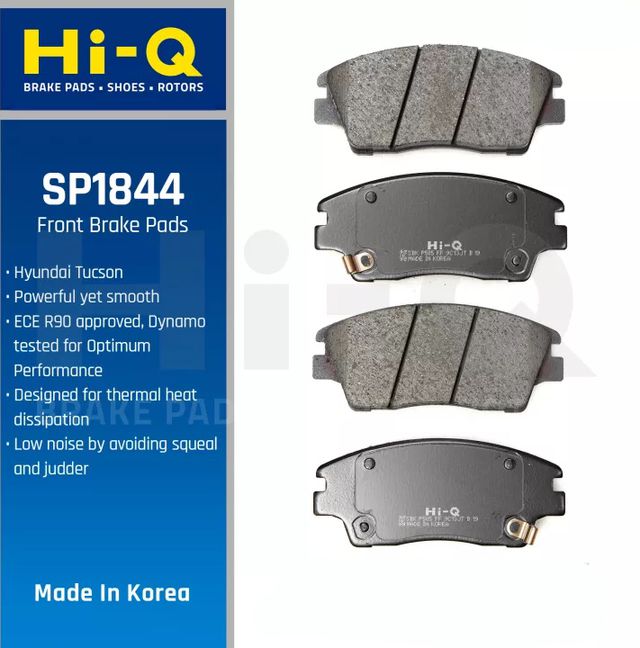 Тормозные колодки Sangsin Hi-Q передние для Kia Sportage IV 2015-2024. Артикул SP1844