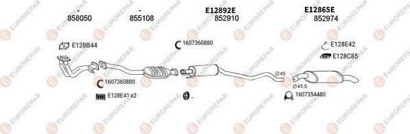 Воздушный фильтр Eurorepar для Audi TT I (8N) 1998-2006. Артикул E147253
