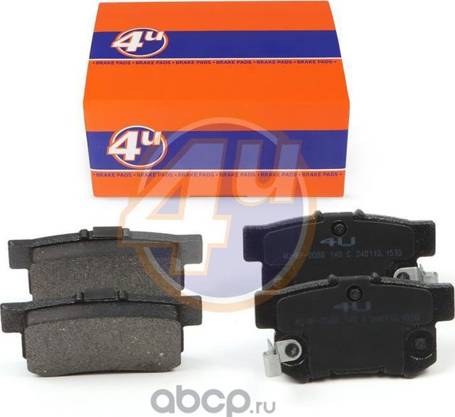 Колодки тормозные (4U). Артикул 4UBP0066