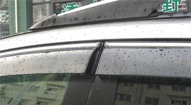 Дефлекторы "Alvi-Style" для окон (с хром. молдингом) Ford Fiesta VI 5-дв. 2008-2015. Артикул ALV110