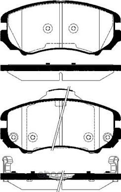 Тормозные колодки Hyundai / KIA. Артикул 581013CA70
