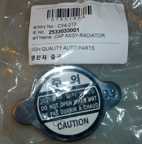 RAON Крышка радиатора HYUNDAI STAREX 97-01 2533033001. Артикул cya-213