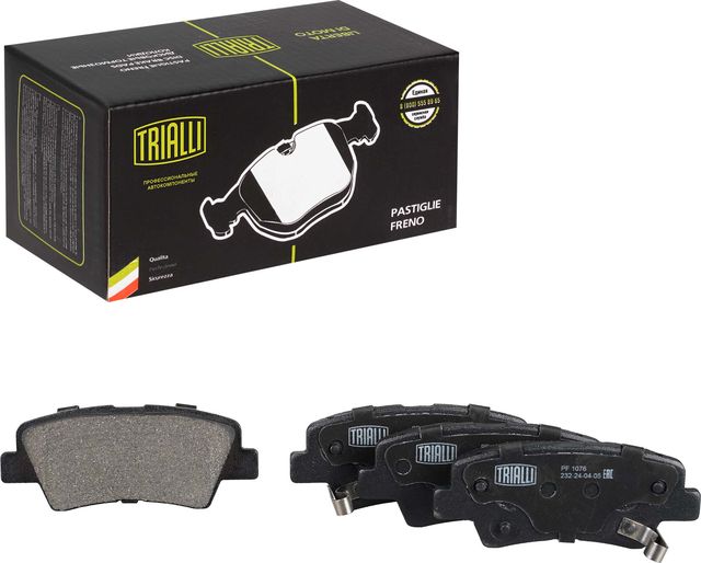 Тормозные колодки Trialli (Low-Metallic). Артикул PF 1076