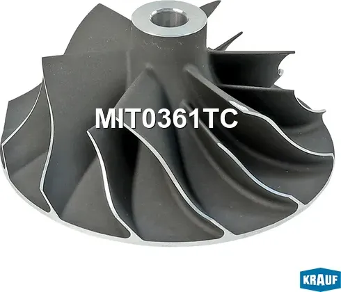 Крыльчатка турбокомпрессора Krauf. Артикул MIT0361TC